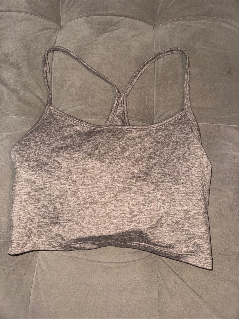 aerie Heather Gray Racerback Tank Top